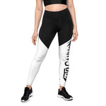 Black/White Sport Leggings | AutoCannon