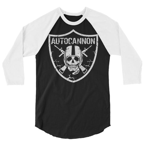 Autocannon | Raiders 3/4 sleeve raglan shirt